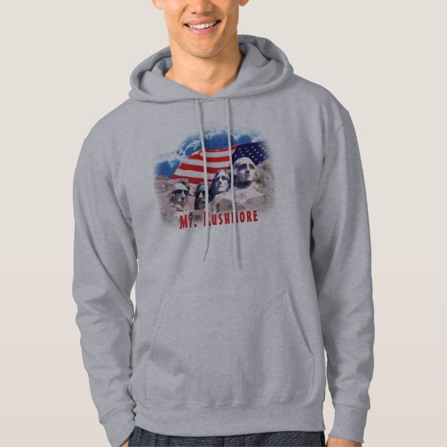 Der Mount Rushmore Hoodie (Vorderseite)