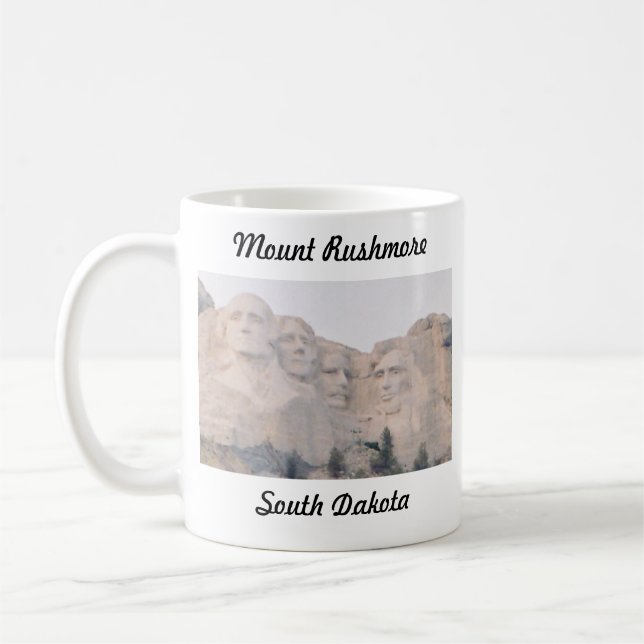 Der Mount Rushmore Kaffeetasse (Links)