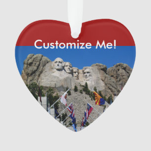 Der Mount Rushmore kundengerechte Foto-Andenken Ornament