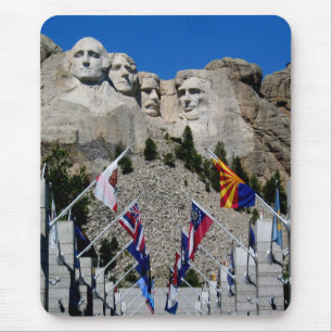 Der Mount Rushmore nationale Erinnerungsandenken Mousepad