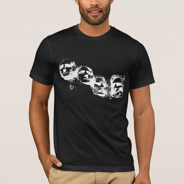 Der Mount Rushmore Silhouette T-Shirt (Vorderseite)