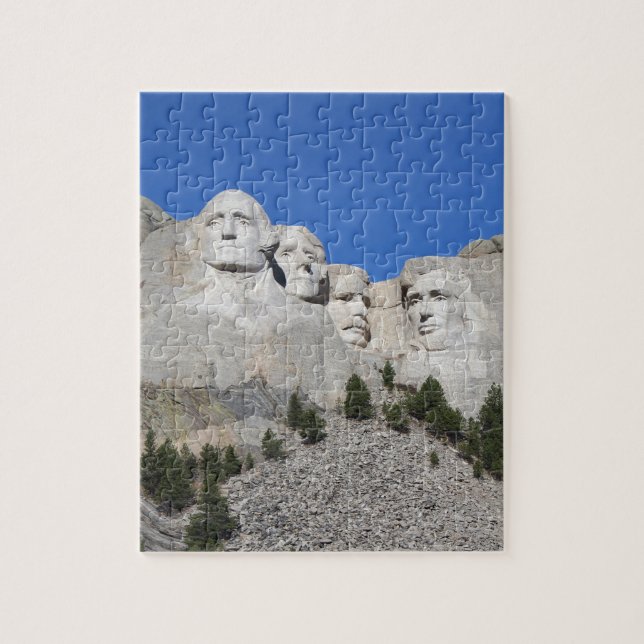 Der Mount Rushmore South Dakota Präsidenten USA Puzzle (Vertikal)