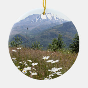 Der Mount Saint Helens Keramik Ornament
