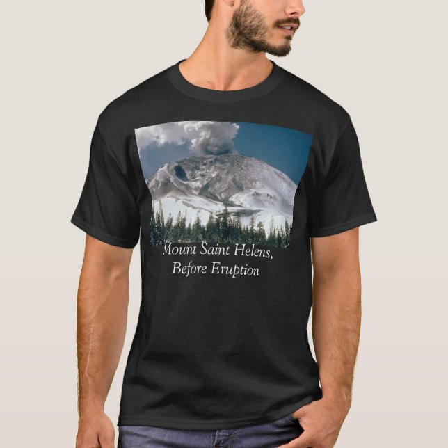 Der Mount Saint Helens - Vor-Eruption T-Shirt (Vorderseite)
