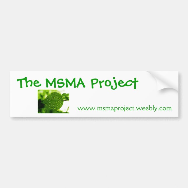 der msma Projekt bumber Aufkleber Autoaufkleber (Vorne)