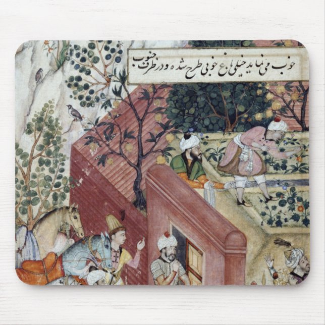 Der Mughal Kaiser Babur Mousepad (Vorne)