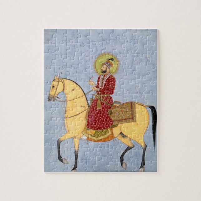 Der Mughal Kaiser Farrukhsiyar (1683-1719) (r.1713 Puzzle (Vertikal)