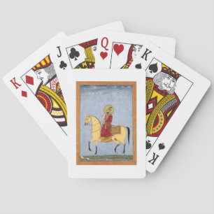 Der Mughal Kaiser Farrukhsiyar (1683-1719) (r.1713 Spielkarten