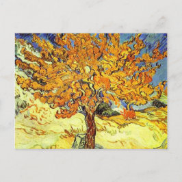 Der Mulberry-Baum Save the Date Postkarte. Vintag Ankündigungspostkarte