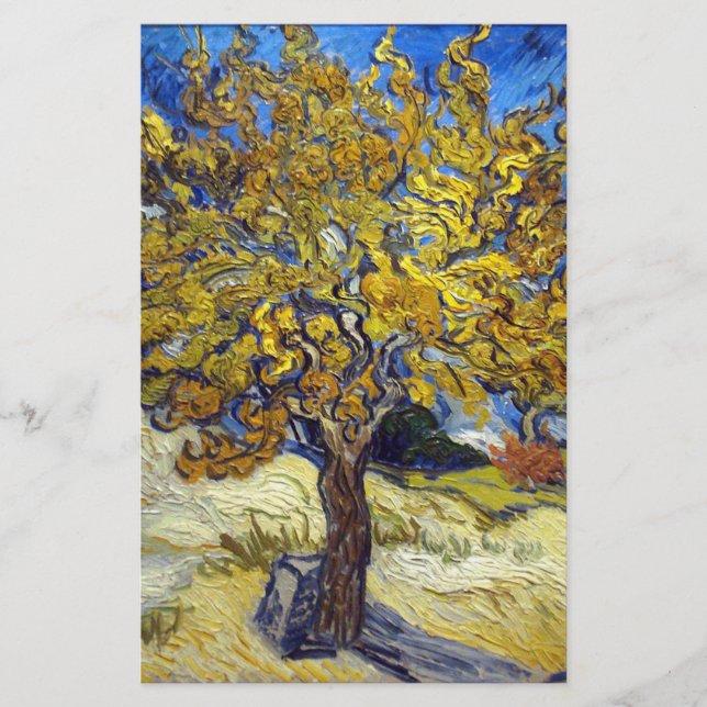 Der Mulberry-Baum. Vincent Van Gogh. Künstliche Ku (Vorderseite)