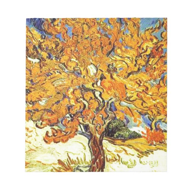 Der Mulberry-Baum, Vincent Van Gogh Notizblock (Vorderseite)
