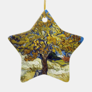Der Mulberry Tree, Vincent van Gogh. Vintag Keramik Ornament