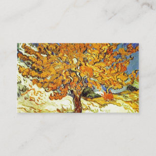 Der Mulberry Tree, Vincent van Gogh. Vintage Kunst Visitenkarte