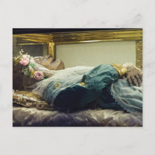 Der mumifizierte Körper von Saint Zita Sitha Citha Postkarte