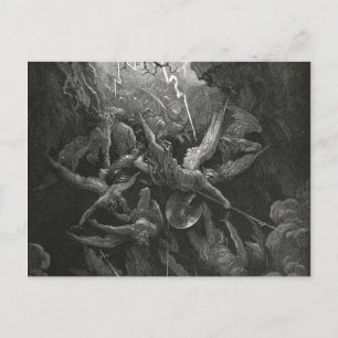 Der Mund der Hölle von Gustave Dore Postkarte