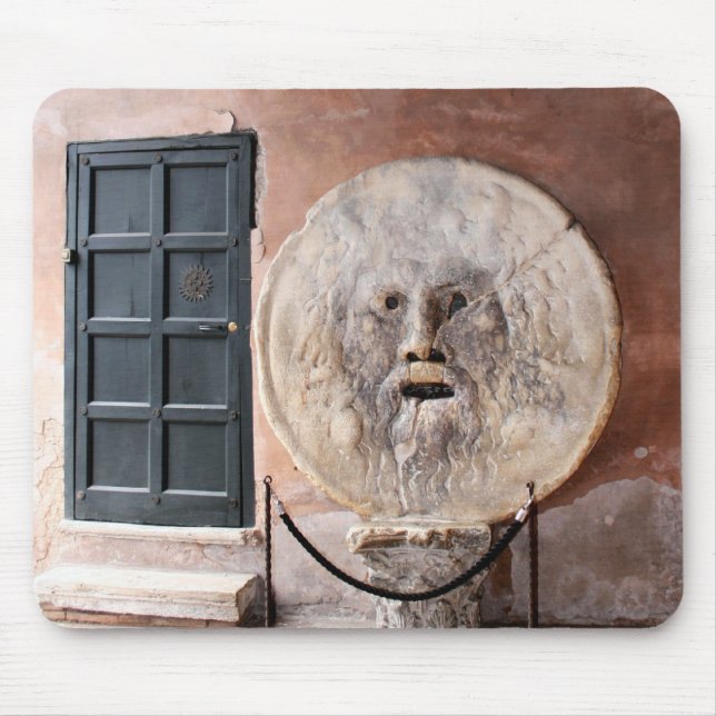 Der Mund der Wahrheit Mousepad (Vorne)