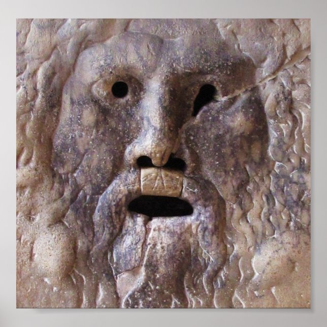 Der Mund der Wahrheit, Rom, Italien Poster (Vorne)