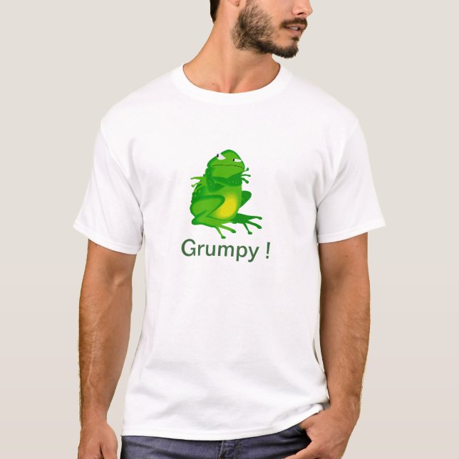Der mürrische T - Shirt Frosch Männer (Vorderseite)
