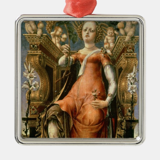 Der MuseThalia Silbernes Ornament (Vorne)