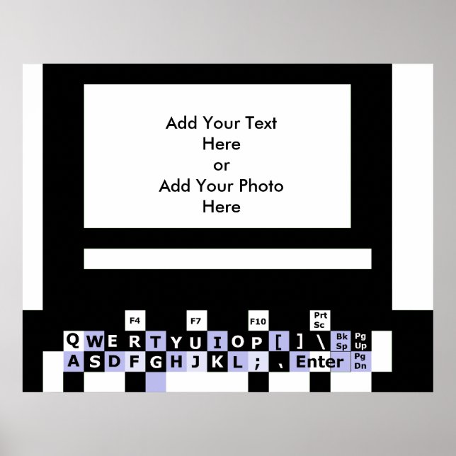Der MUSEUM Künstler-Reihen-Bild-Computer Bkltr Poster (Vorne)