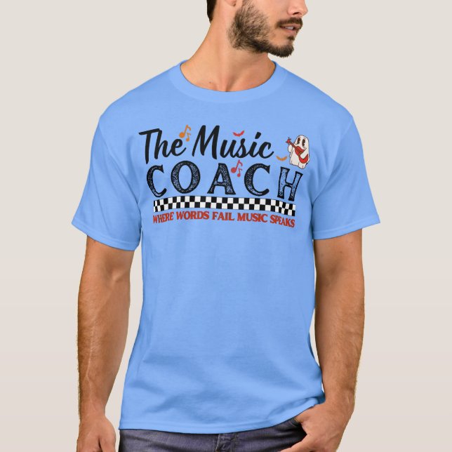 Der Music Coach, in dem Word Musik Versage T-Shirt (Vorderseite)