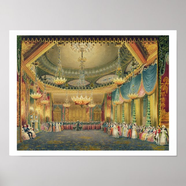 Der Music Room von "View of the Royal Pavillon", Poster (Vorne)