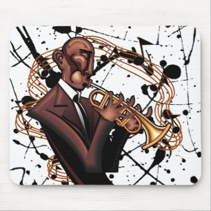 Der musikalische Jazz-Ton Mousepad