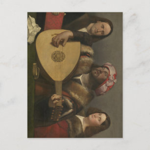 Der Musiker Postkarte