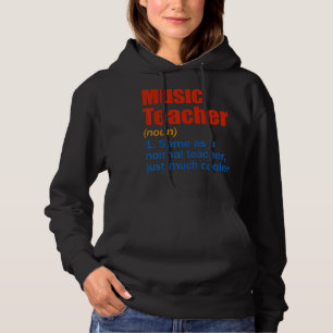 Der Musiklehrer definiert den ersten Schultag Hoodie