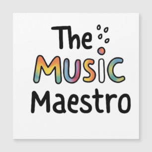 Der Musikmeister Magnetkarte