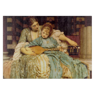 Der Musikunterricht durch Frederic Leighton Schneidebrett