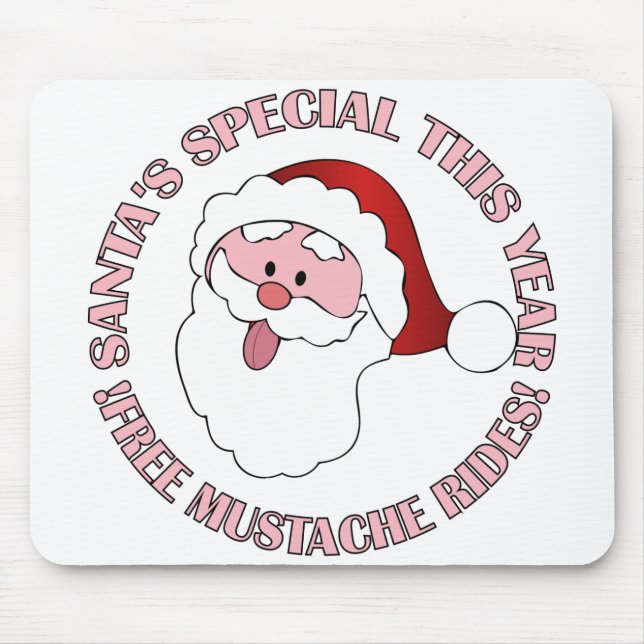 Der Mustache fährt Mousepad des Weihnachtsmanns (Vorne)