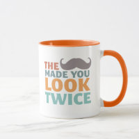 Der Mustache ließ dich die lustige Mustache-Tasse 