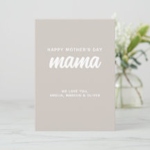 Der Muttertag der modernen Beige Mama Kid