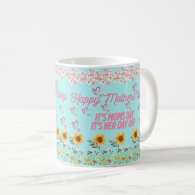 Der Muttertag Kaffeetasse (VorderseiteRechts)