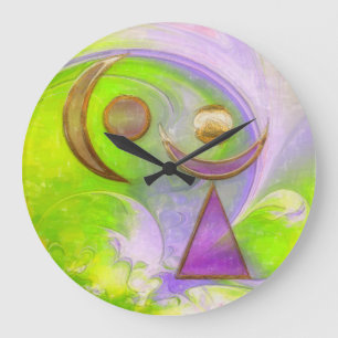 Der Mystiker Große Wanduhr