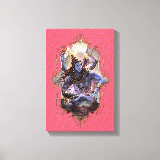 Der Mystiker Indiens 16 - überzogene Leinwände Leinwanddruck (Vorderseite)