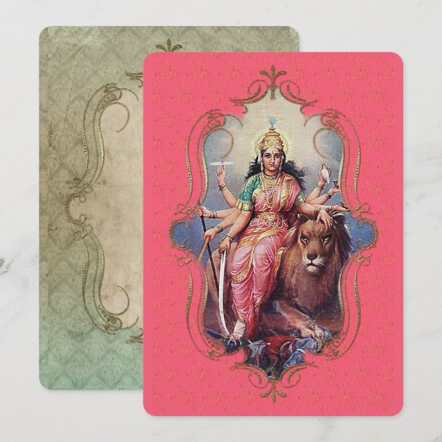 Der Mystiker Indiens 28 - Grußkarte Ankündigung (Vorne/Hinten)