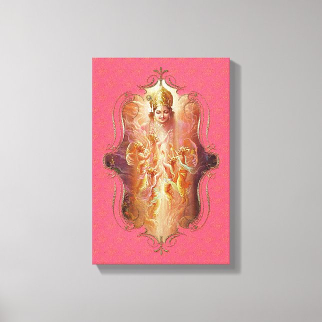 Der Mystiker Indiens 41 - überzogene Leinwand (Vorderseite)