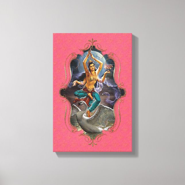 Der Mystiker Indiens 42 - überzogene Leinwand (Vorderseite)