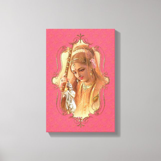 Der Mystiker Indiens 43 - überzogene Leinwand (Vorderseite)