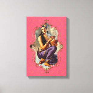 Der Mystiker Indiens 47 - verschlungene Canvas Leinwanddruck