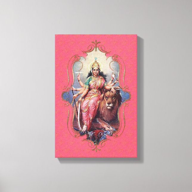 Der Mystiker von Indien 27 - verschlungene Canvas Leinwanddruck (Vorderseite)