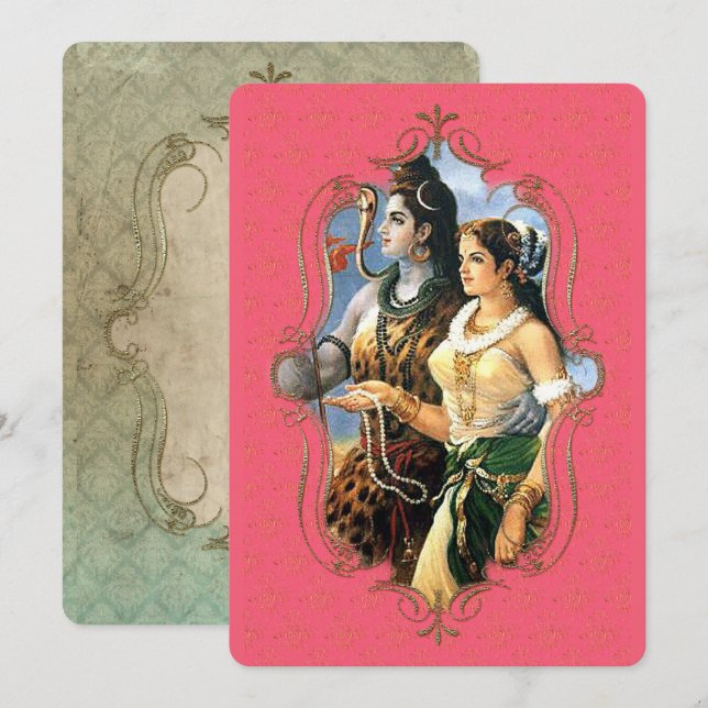 Der Mystiker von Indien 31 - Grußkarte Ankündigung (Vorne/Hinten)