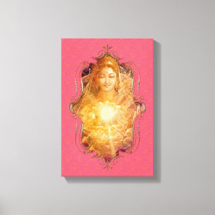 Der Mystiker von Indien 33 - verschlungene Canvas Leinwanddruck