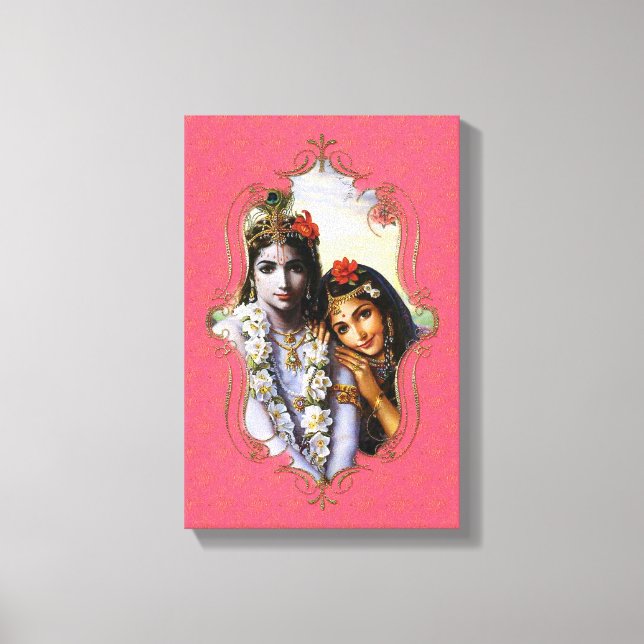 Der Mystiker von Indien 35 - verschlungene Canvas Leinwanddruck (Vorderseite)