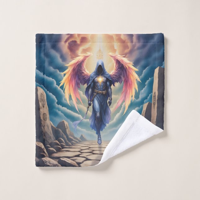 Der mystische Wächter der Hoffnung  Badhandtuch Set (Waschlappen)