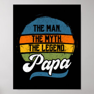 Der Mythos Der legendäre Papa-Vater-Tag Poster