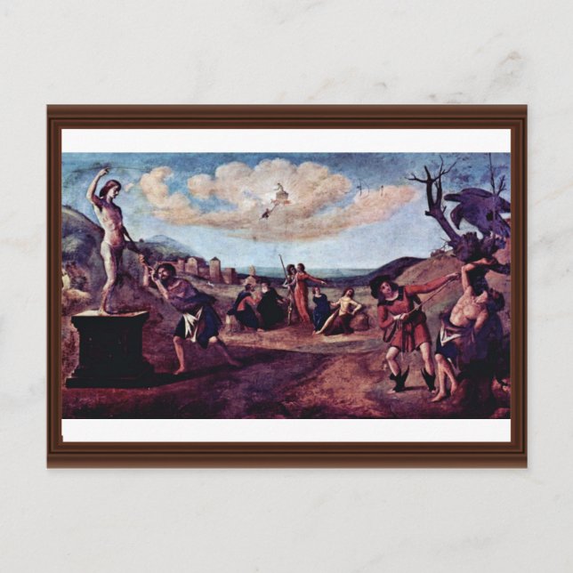 Der Mythos von Prometheus Malsequenz Postkarte (Vorderseite)