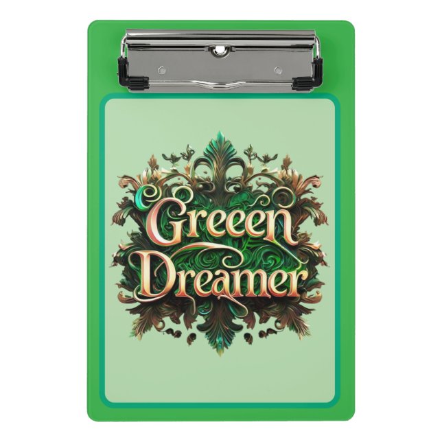 "Der Nachhaltige Weg" Mini Klemmbrett (Vorderseite)